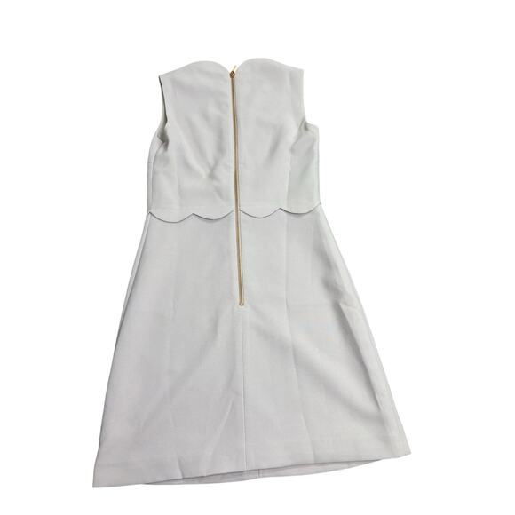 Ted Baker Rubeyed Scallop Edge Dress Pink Sleeveless Sheath Women’s Size 0 - Picture 6 of 8